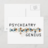 Psychiatry Genius Briefkaart (Voorkant / Achterkant)