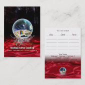 PSYCHIC - Business-, Profile-, Schedule Card Afsprakenkaartje (Voorkant / Achterkant)
