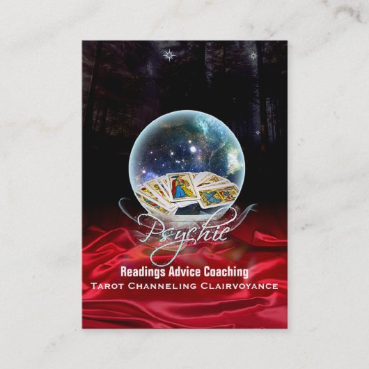 PSYCHIC - Business-, Schedule Card Afsprakenkaartje (Voorkant)