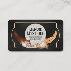 Psychic Crystal Ball Fortune Teller Carte de visit