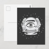 Psychic Crystal Ball Fortune Tellers Briefkaart (Voorkant / Achterkant)