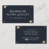 Psychic Medium Cosmic Stars Visitekaartje (Voorkant / Achterkant)