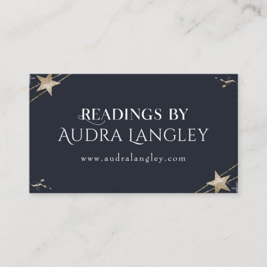 Psychic Medium Cosmic Stars Visitekaartje (Voorkant)