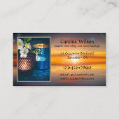 Psychic Tarot Reader Carte de visite photo (Dos)