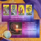 Psychic Tarot Reader Carte de visite photo