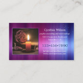 Psychic Tarot Reader Carte de visite photo (Dos)