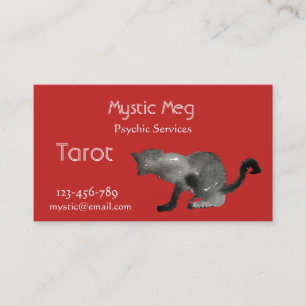 Psychie, tarot, fortuin, geldboer new age diensten visitekaartje