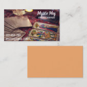 Psychie, tarot, fortuin, new age diensten visitekaartje (Voorkant / Achterkant)