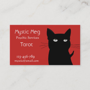 Psychie, tarot, fortuin, new age diensten visitekaartje