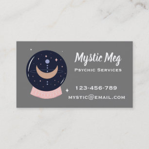 Psychie, tarot, fortuin, new age diensten visitekaartje