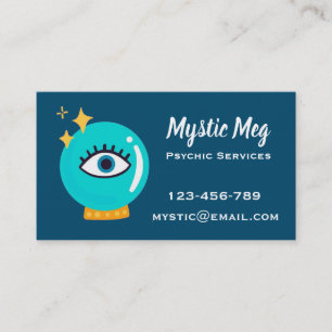Psychie, tarot, fortuin, new age diensten visitekaartje