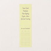 Psychique du troisième oeil - Carte de visite (Intérieur déplié)