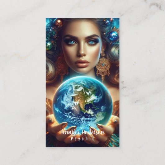 Psychique Moyen Carte de visite (Devant)