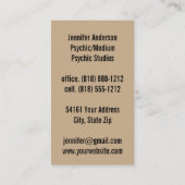 Psychique Moyen Carte de visite (Dos)