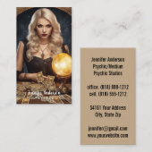 Psychique Moyen Carte de visite (Devant / Derrière)