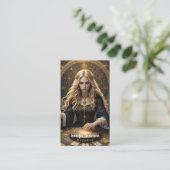 Psychique Moyen Carte de visite (Debout devant)