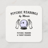 Psychique Moyen Crystal Ball Carte de visite (Devant)