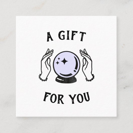 Psychique Moyenne Lecture Certificat Cadeau (Devant)