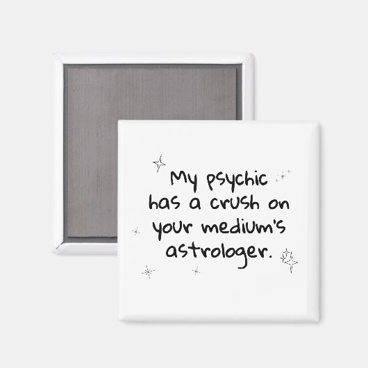 Psychisch medium astrologie magneet (Voorkant / Achterkant)