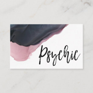 ** Psychisch medium Intuïtieve Reader Waterverf Visitekaartje