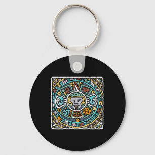 Psychisch zieke Happy Face Rainbow Sticker Sleutelhanger