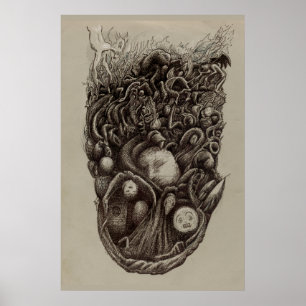 Psychische aanval poster