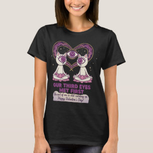 Psychische connectie valentijnsdag t-shirt