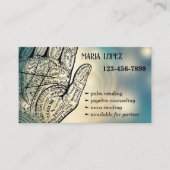 Psychische counseling palmlezer visitekaartje (Voorkant)