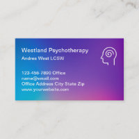Psychische gezondheid Psychiatrie Unieke Visitekaa