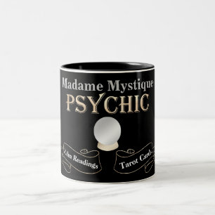 Psychische Kristallen Bol Goud en Zwart Tweekleurige Koffiemok