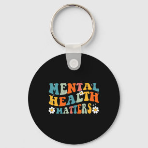 Psychische problemen Groovy Psycholoog Therapie Sleutelhanger