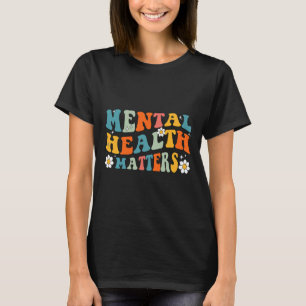 Psychische problemen Groovy Psycholoog Therapie T-shirt