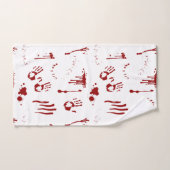 Psycho Bloodtaches de sang éclaboussure de sang em (Serviette à main)