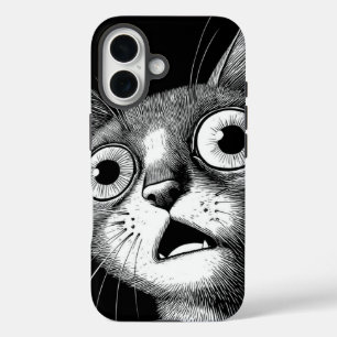 Psycho Cat Retro coque iphone - Cool et Whimsical