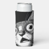 Psycho Cat - Retro Seltzer Koelbox (Seltzer Voorkant)