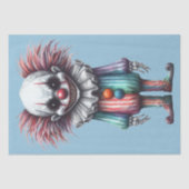 Psycho Clown Decoupage Tissuepapier (Voorkant)