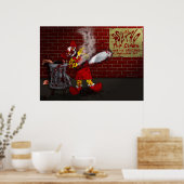 PSYCHO de Clown Poster (Keuken)