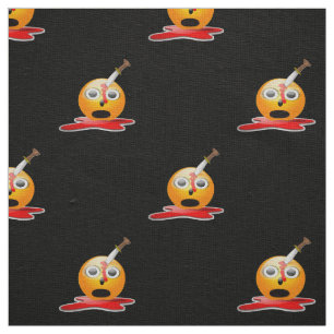 psycho emoji fabric stof