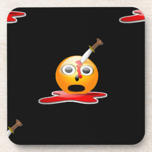 psycho emoji onderzetter