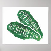 Psycho Kaler Poster (Voorkant)