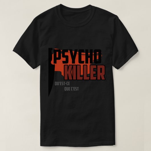 Psycho Killer - Talking Heads Essential T-Shirt (Design devant)