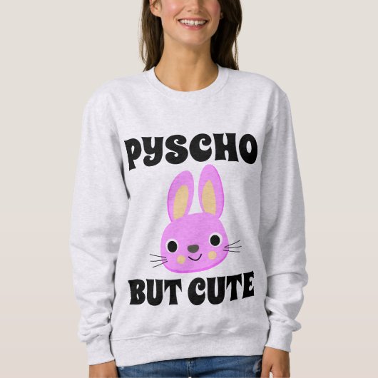 PSYCHO MAIS CUTE BUNNY T-Shirts (Devant)
