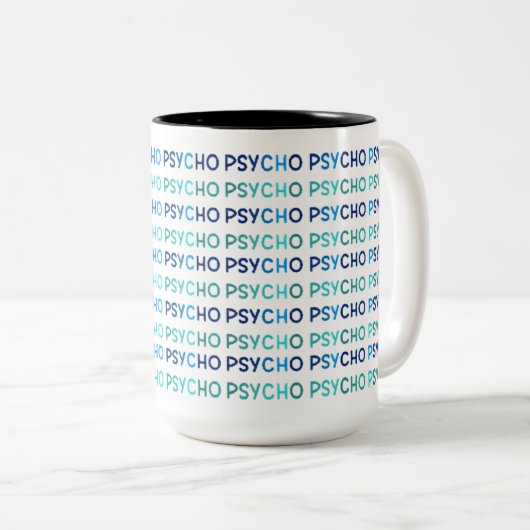  PSYCHO, Mug (Devant droit)
