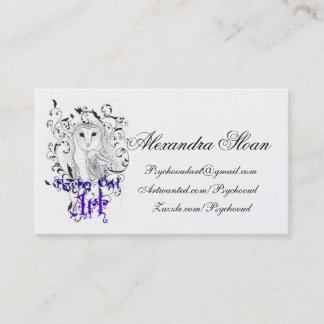 Psycho Owl Visitekaartjes