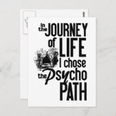 Psycho Path briefkaart (Voorkant / Achterkant)
