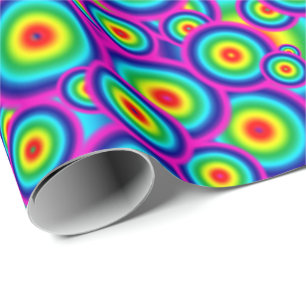 Psycho Psychedelic Wrapping Paper Cadeaupapier