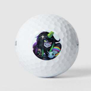 Psycho Schattige Monster Anime Girl Golfballen