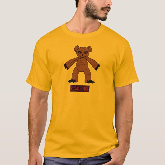 PSYCHO TEDDY T-SHIRT TEDDY BEAR (Voorkant)