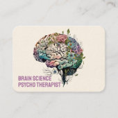 Psycho Therapeut, Coaching - Visitekaartje (Voorkant)