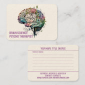 Psycho-Thérapiste, Coaching - Carte de visite (Devant / Derrière)
